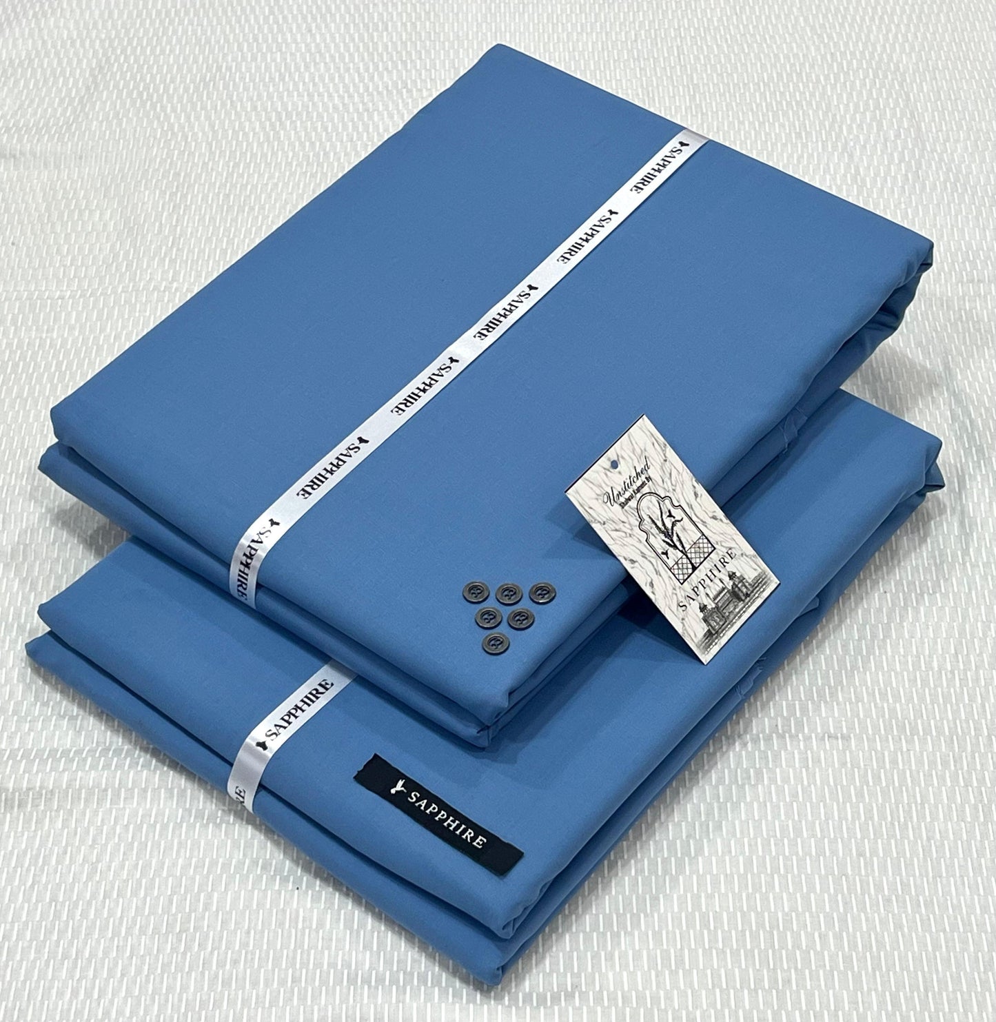 Luxury Sapphire Wash n Wear Fabric – Soft Formal Men’s Collection