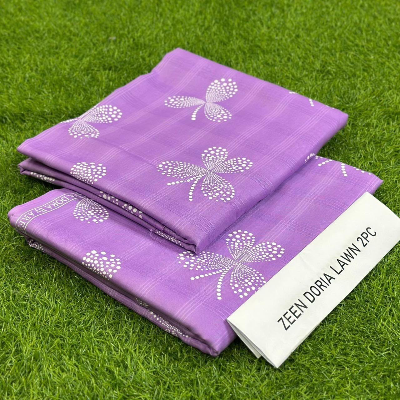 ZEEN Bana Doria Lawn 2 Piece Suit – Summer Collection 2026