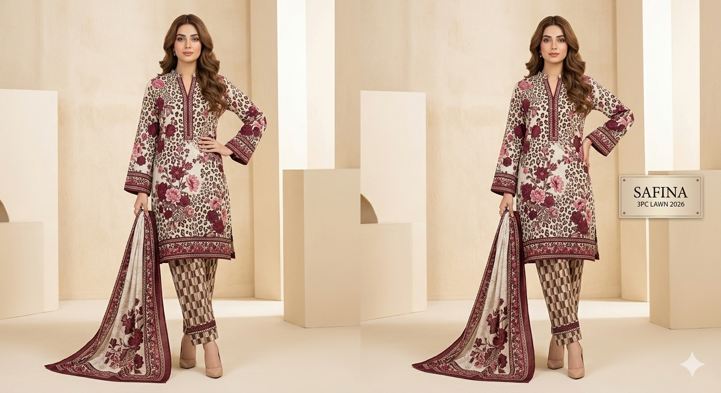 Safina Summer Lawn Collection - Everyday Elegance