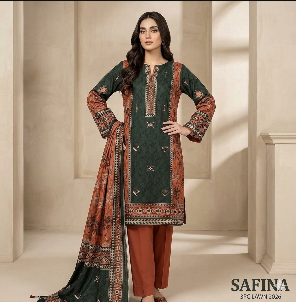 Safina Summer Lawn Collection - Everyday Elegance