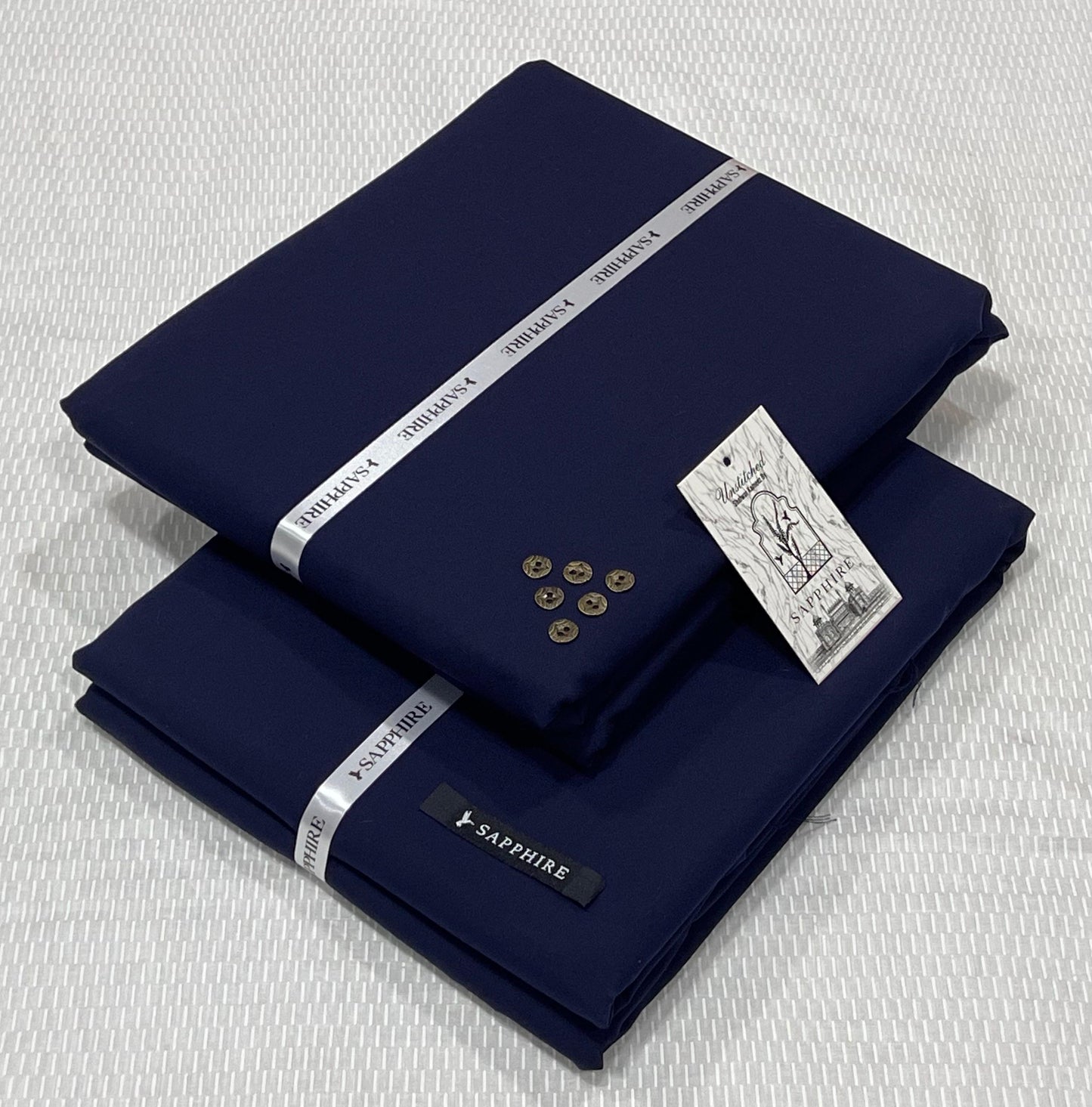Luxury Sapphire Wash n Wear Fabric – Soft Formal Men’s Collection