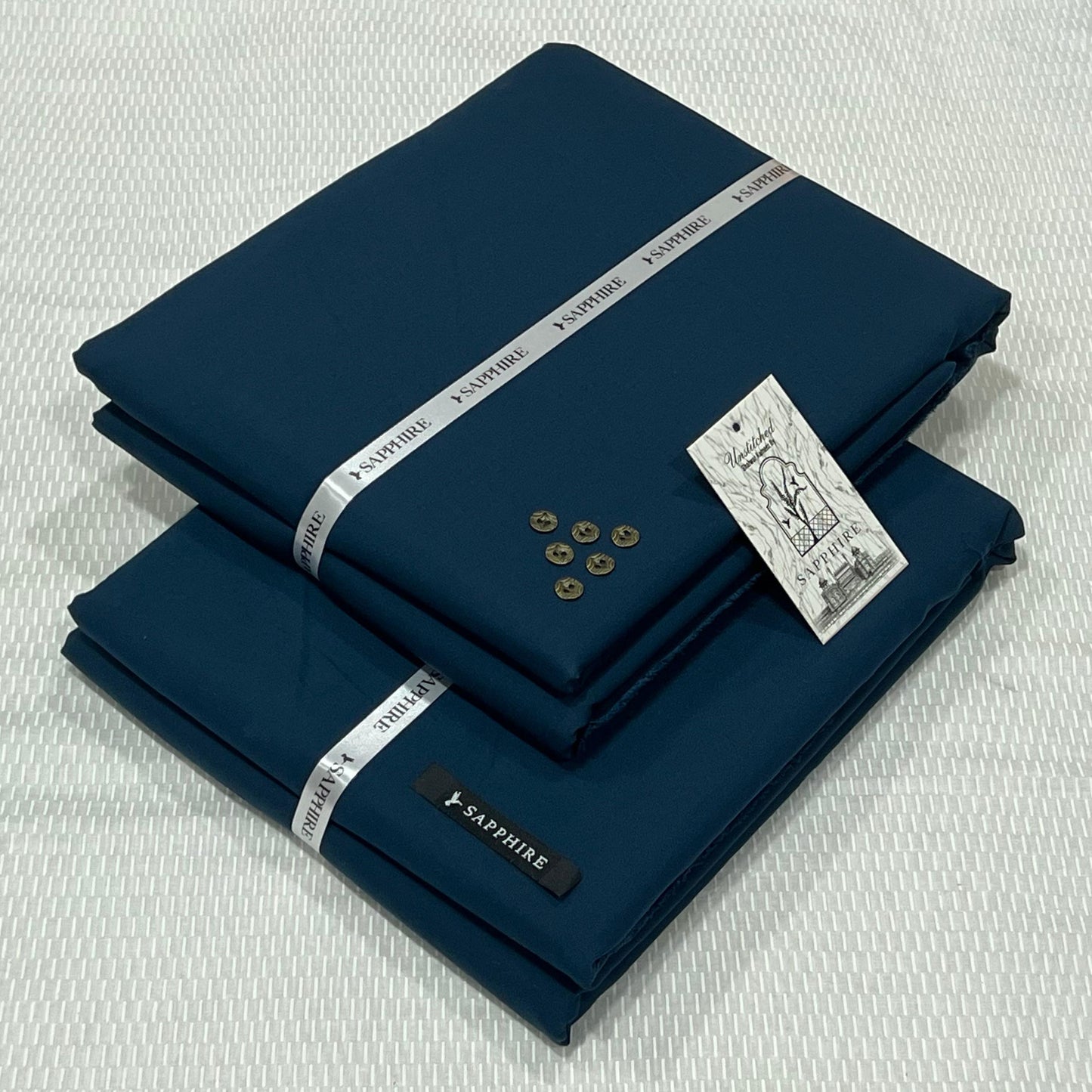 Luxury Sapphire Wash n Wear Fabric – Soft Formal Men’s Collection