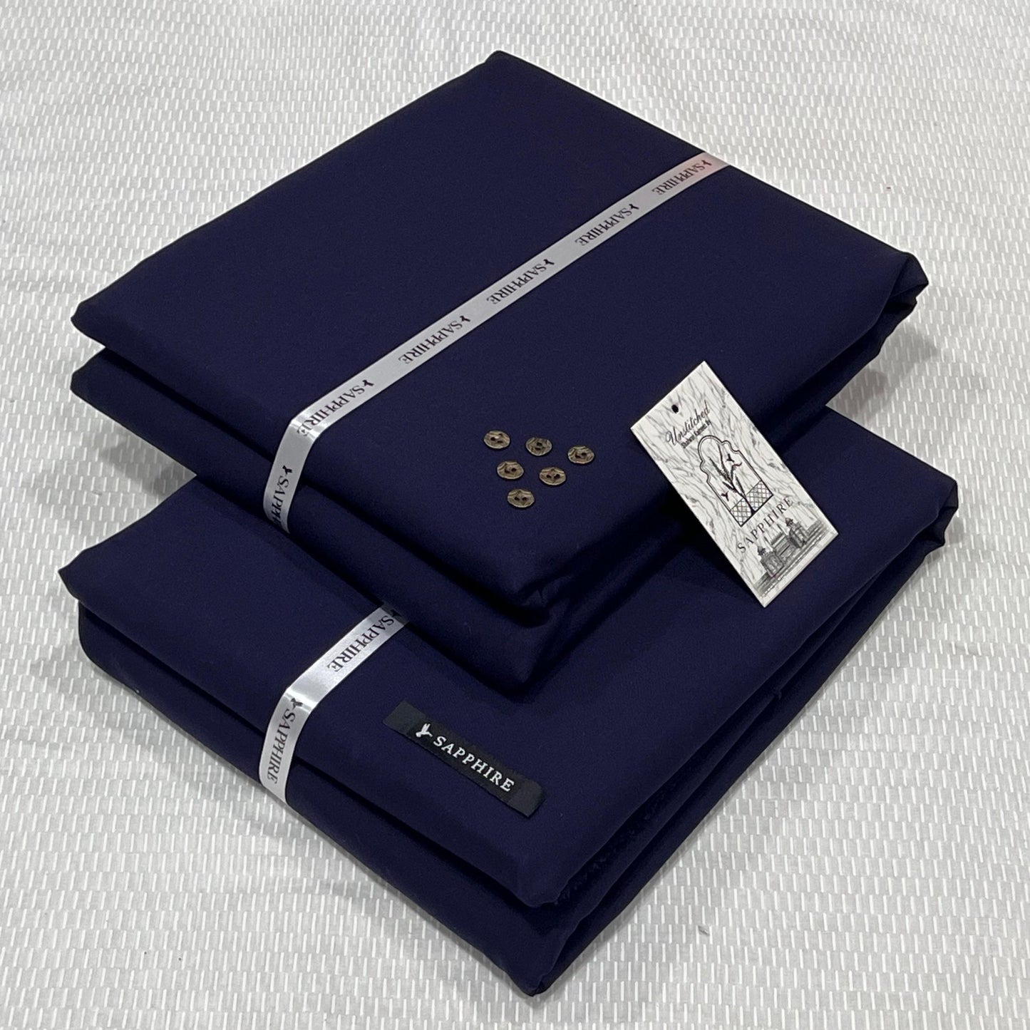 Luxury Sapphire Wash n Wear Fabric – Soft Formal Men’s Collection