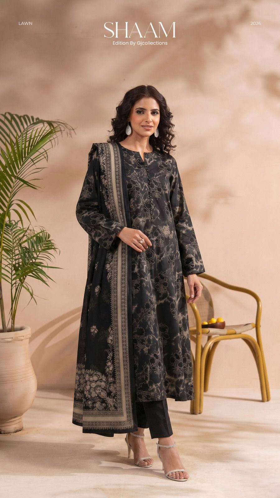 Special Black Collection 2026 by Gul Jee – Premium Lawn Suit