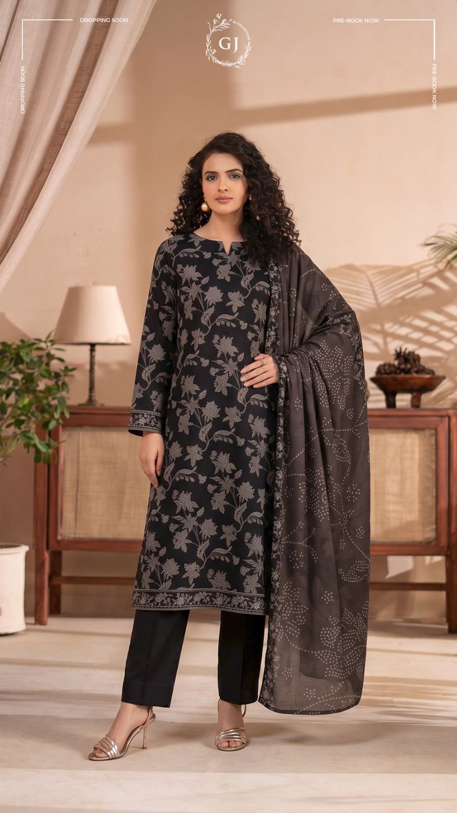 Special Black Collection 2026 by Gul Jee – Premium Lawn Suit