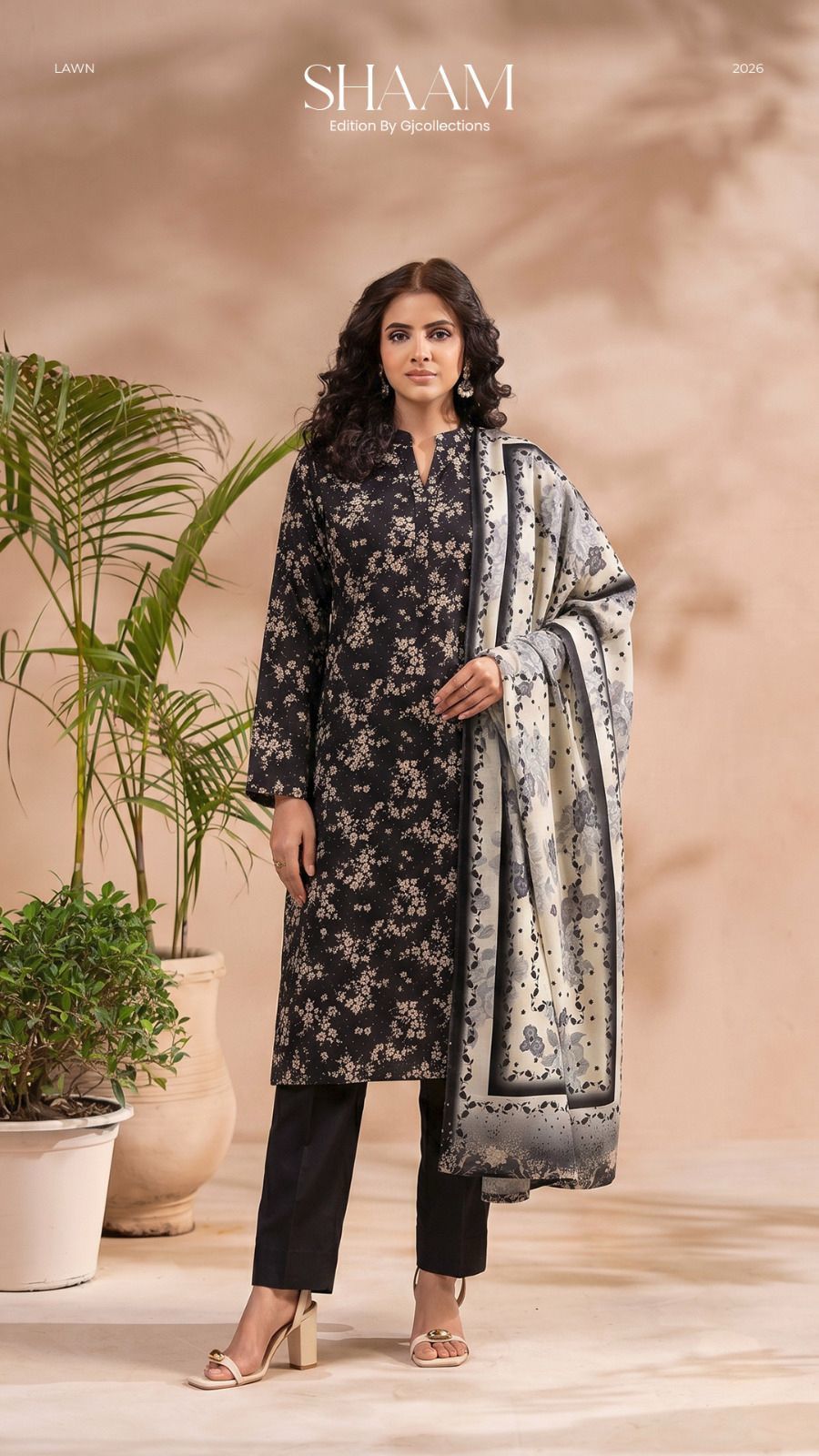 Special Black Collection 2026 by Gul Jee – Premium Lawn Suit