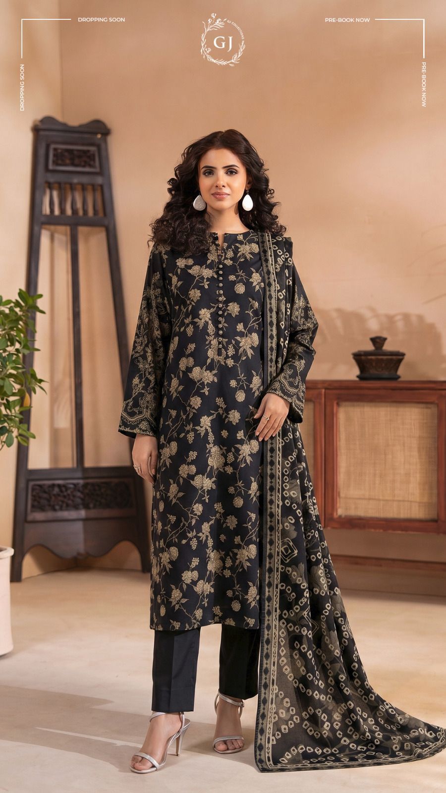 Special Black Collection 2026 by Gul Jee – Premium Lawn Suit