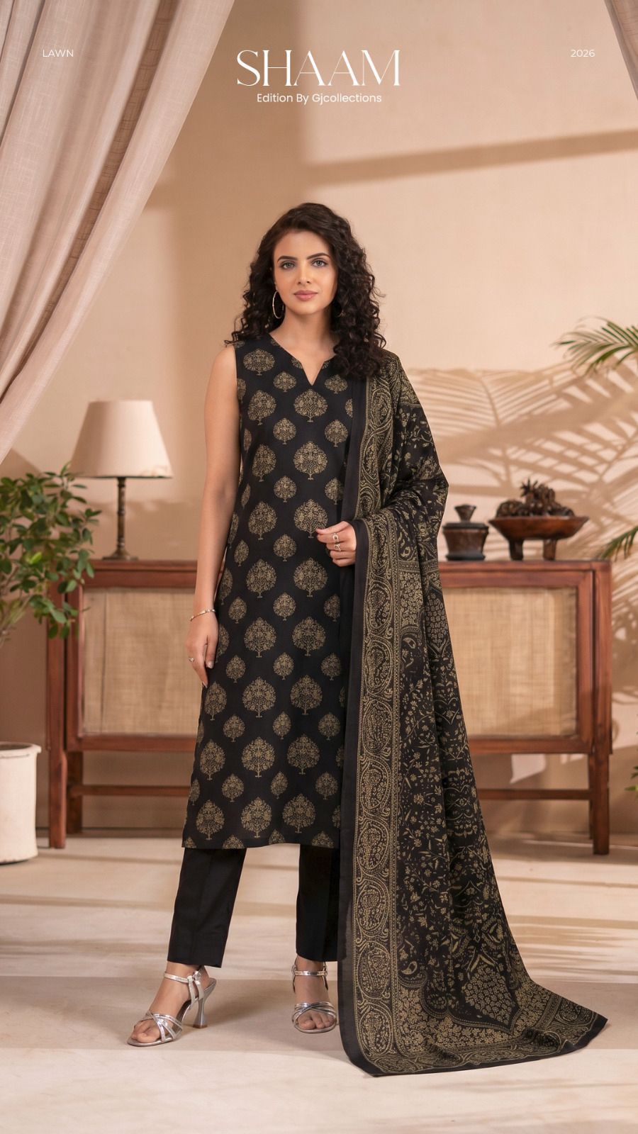 Special Black Collection 2026 by Gul Jee – Premium Lawn Suit