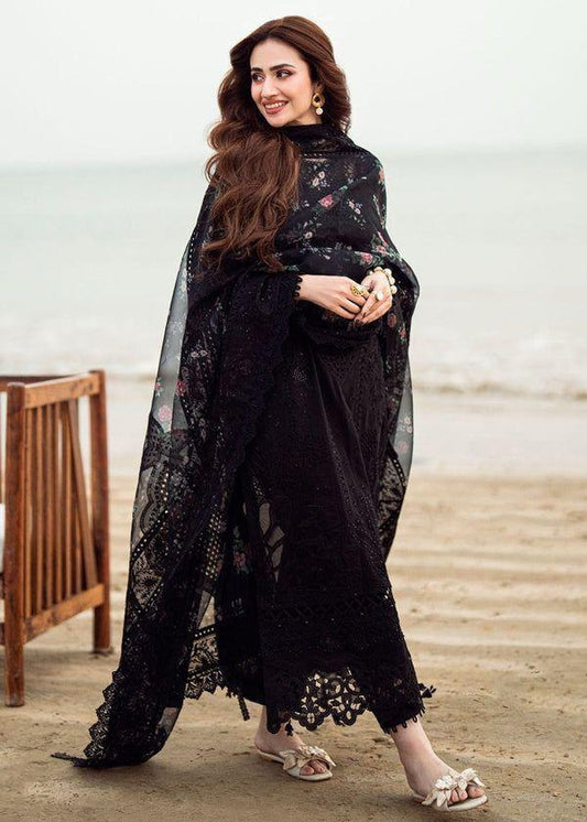 Designer NUREH Chikankari Embroidered 3 Piece Suit