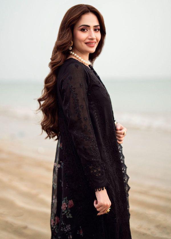 Designer NUREH Chikankari Embroidered 3 Piece Suit