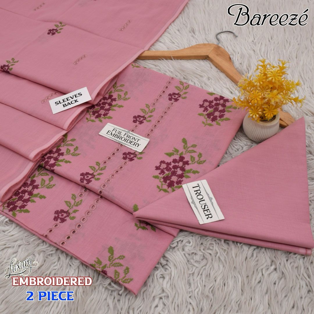 Bareeze Luxury Embroidered Lawn 2 Piece Suit Collection