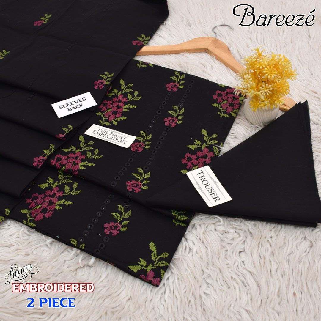 Bareeze Luxury Embroidered Lawn 2 Piece Suit Collection