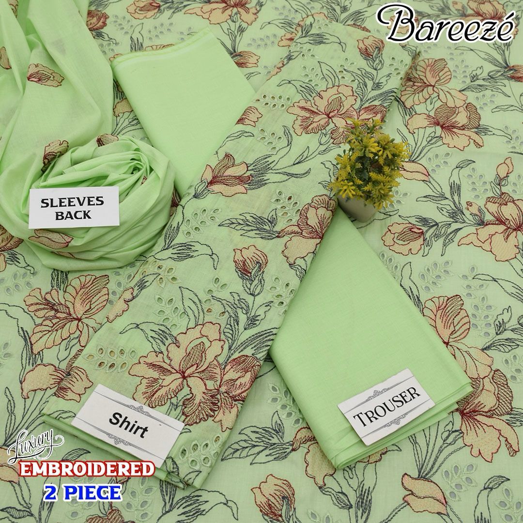 Bareeze Luxury Embroidered Lawn 2 Piece Suit Collection