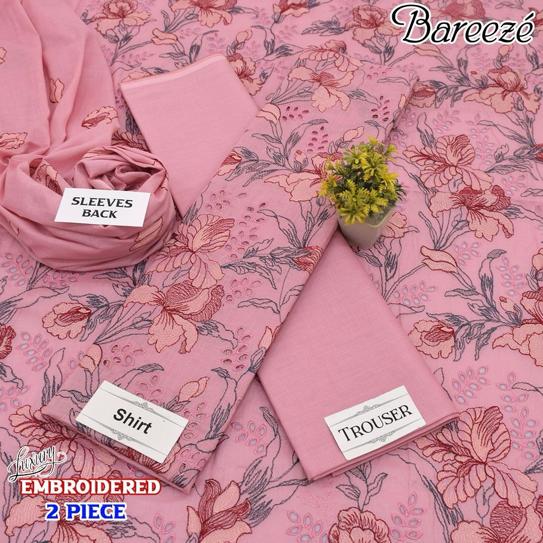 Bareeze Luxury Embroidered Lawn 2 Piece Suit Collection