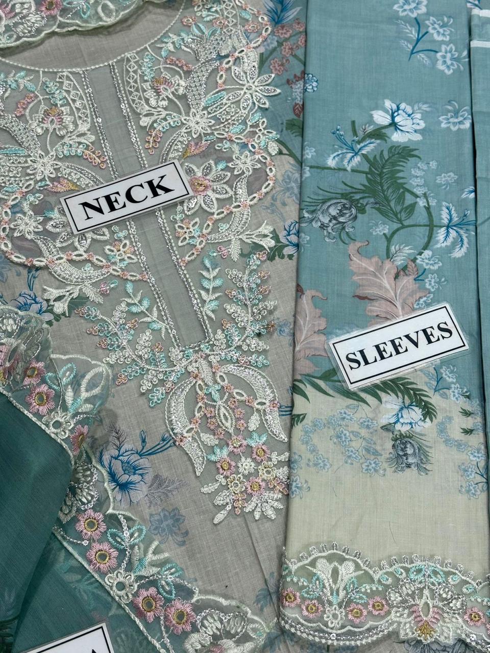 Affrozeh Lawn Collection 2026 Embroidered Chiffon Dupatta Suit
