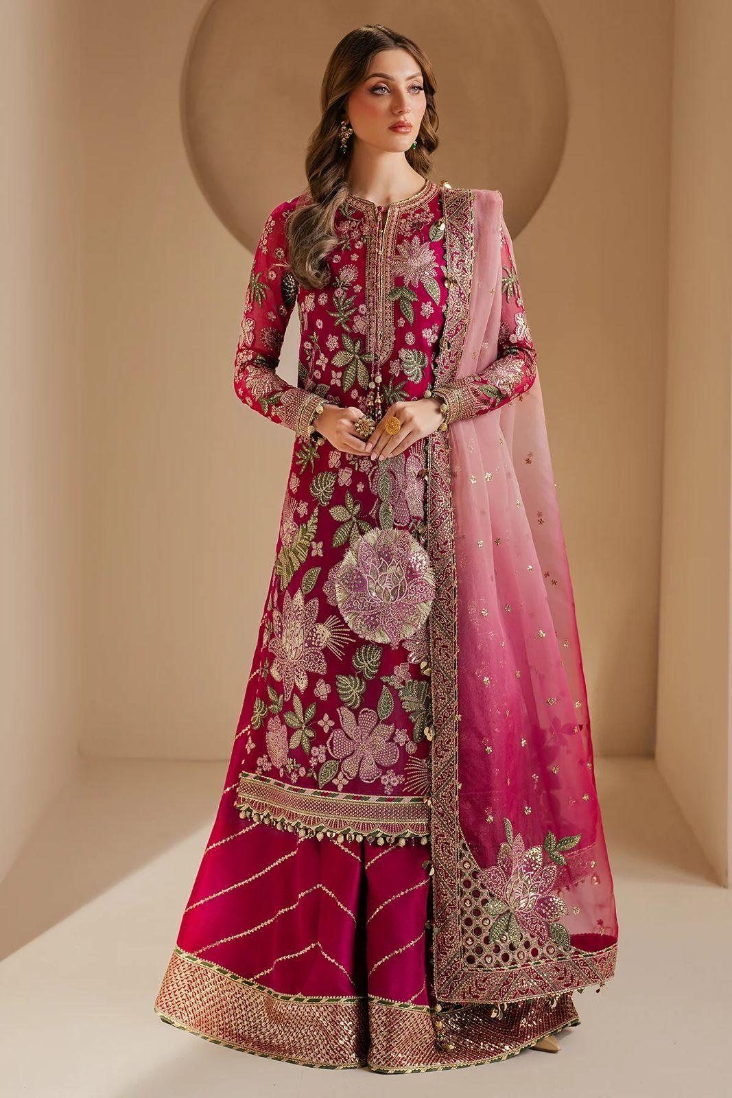 Jazmin Luxury Wedding Dress | Embroidered Chiffon & Silk Formal Collection
