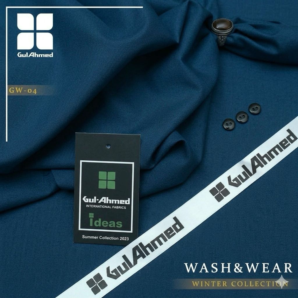 Gul Ahmed Luxury Boski Fabric for Men | Premium Soft Wash & Wear Collection