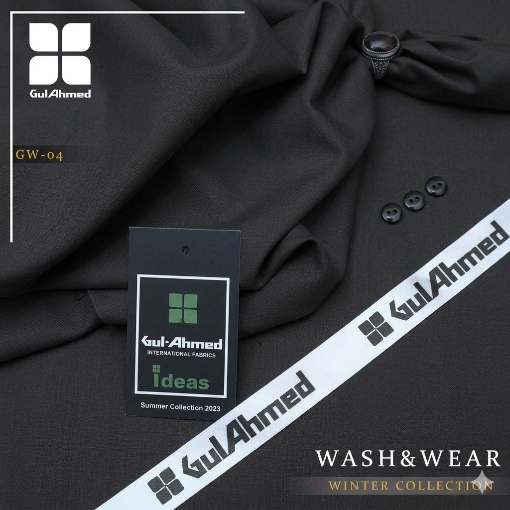 Gul Ahmed Luxury Boski Fabric for Men | Premium Soft Wash & Wear Collection