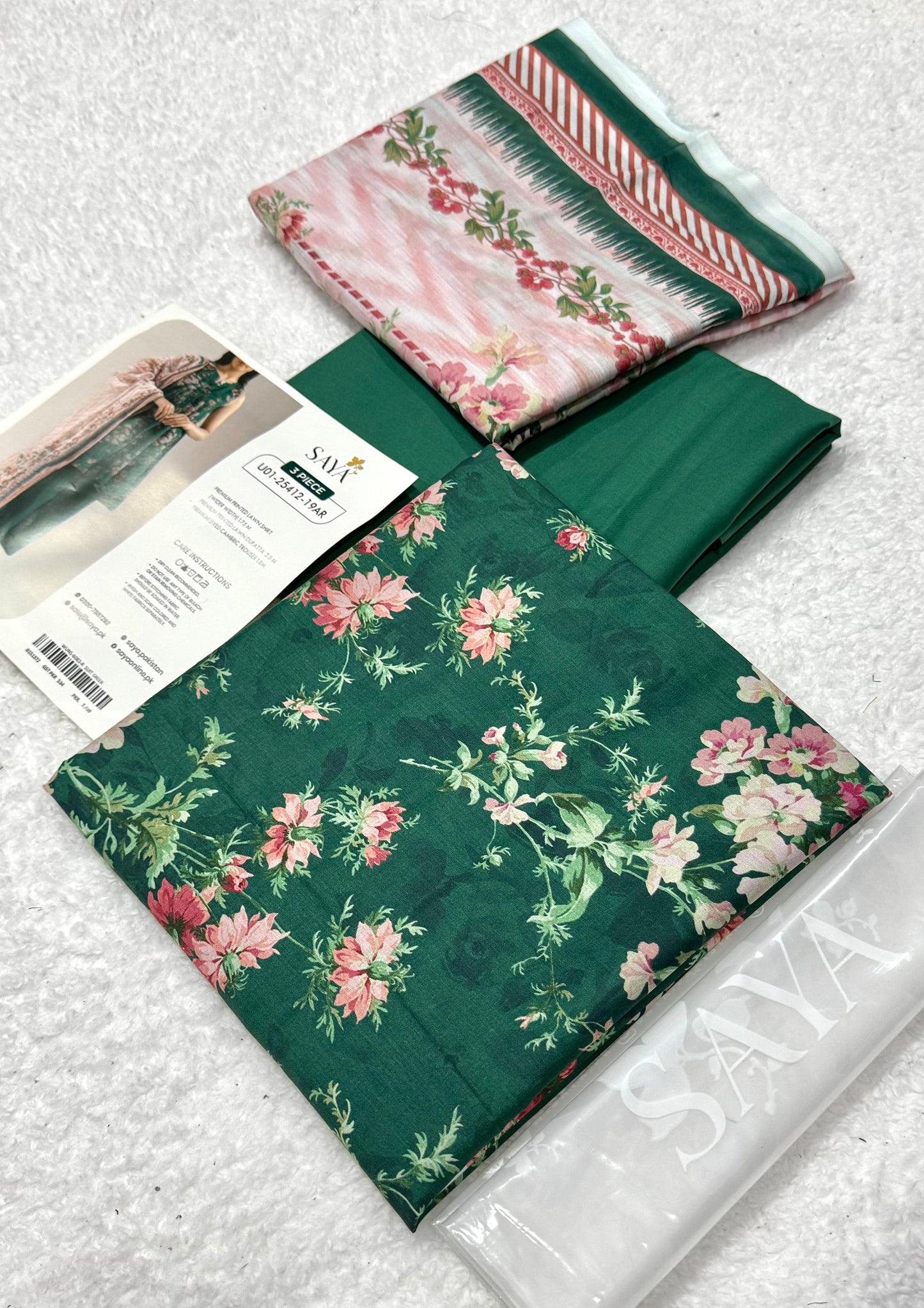 SAYA Summer Lawn Collection 2026 | Printed Lawn 3 Piece Suit