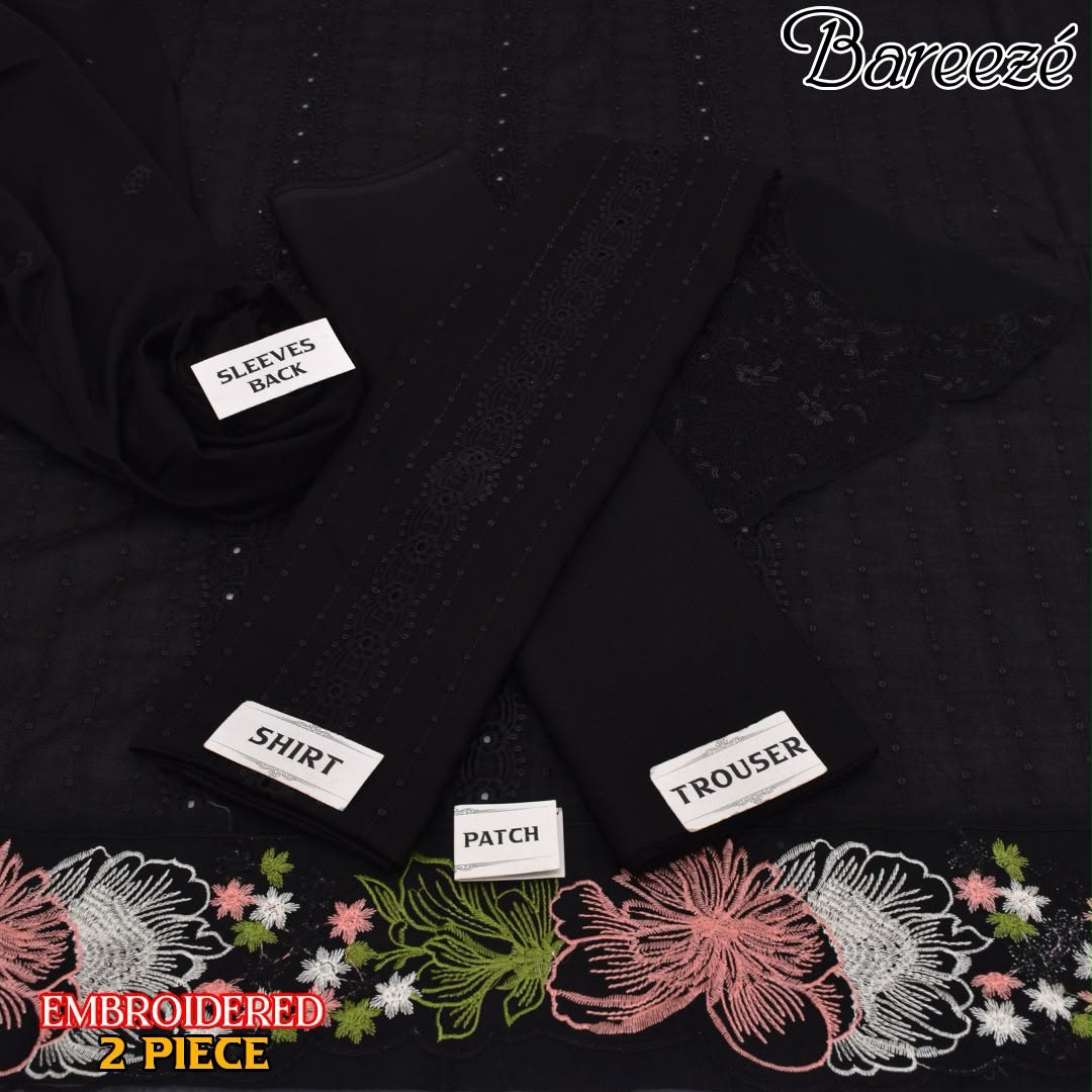 Bareeze Luxury Lawn 2 Piece Suit | Heavy Embroidered Collection