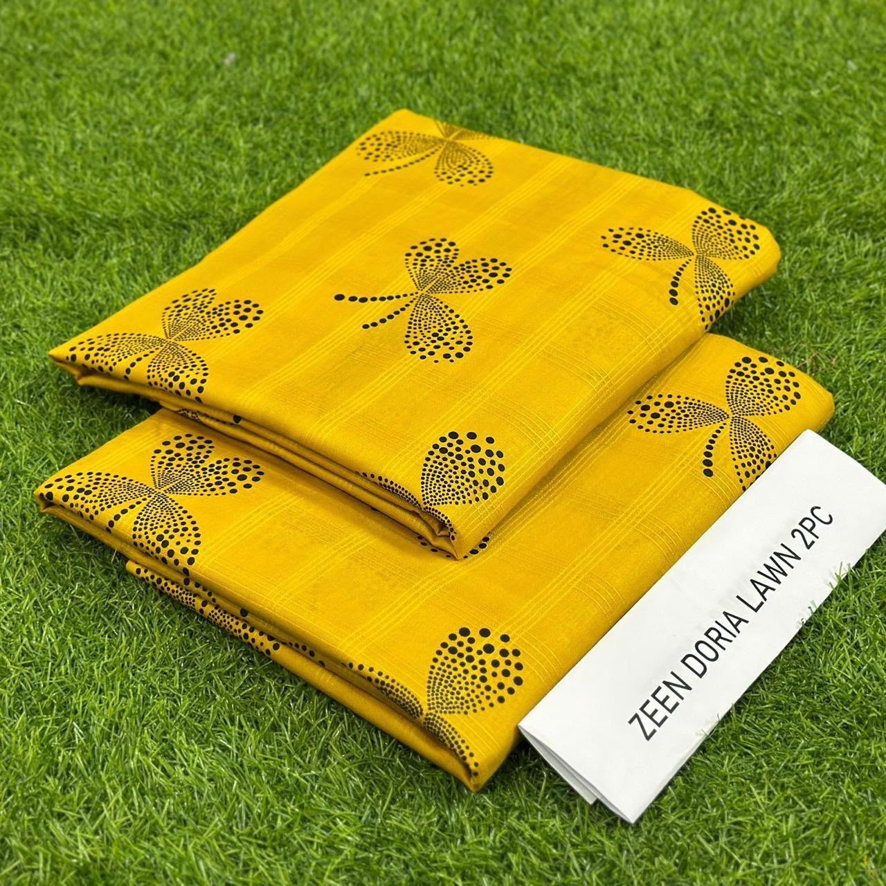 ZEEN Bana Doria Lawn 2 Piece Suit – Summer Collection 2026