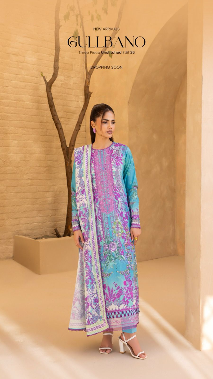 Gull Bano by Gull Jee – Luxury 3 Piece Unstitched Lawn Collection
