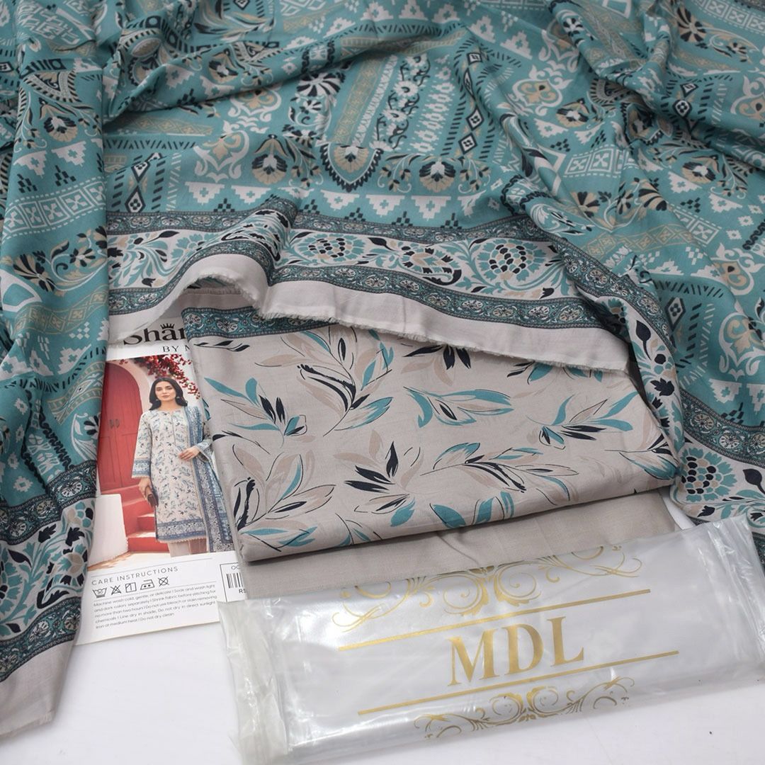 SHANZAY by MDL – Premium Digital Printed Lawn 3 Piece SuitSHANZAY by MDL – Premium Digital Printed Lawn 3 Piece Suit