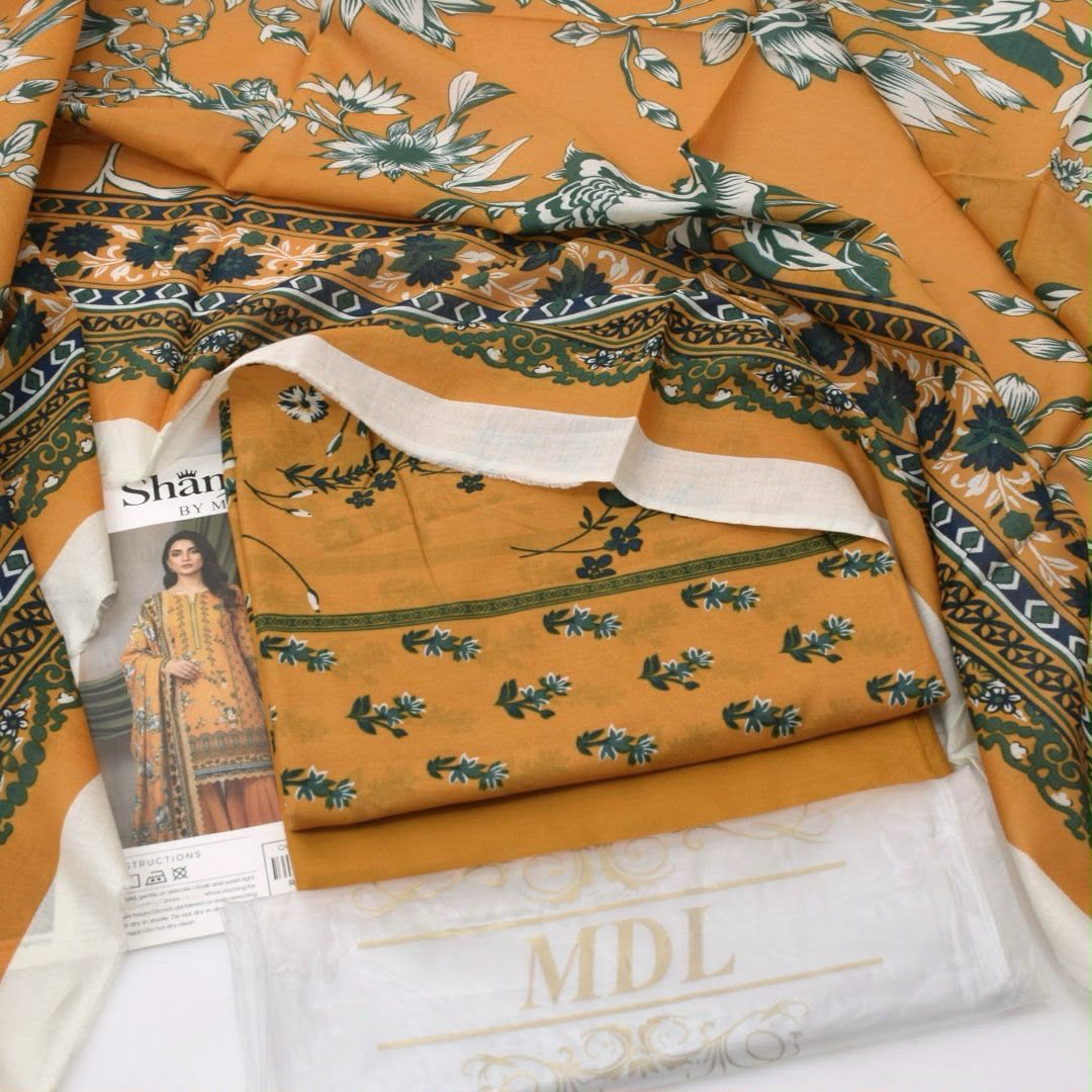 SHANZAY by MDL – Premium Digital Printed Lawn 3 Piece SuitSHANZAY by MDL – Premium Digital Printed Lawn 3 Piece Suit