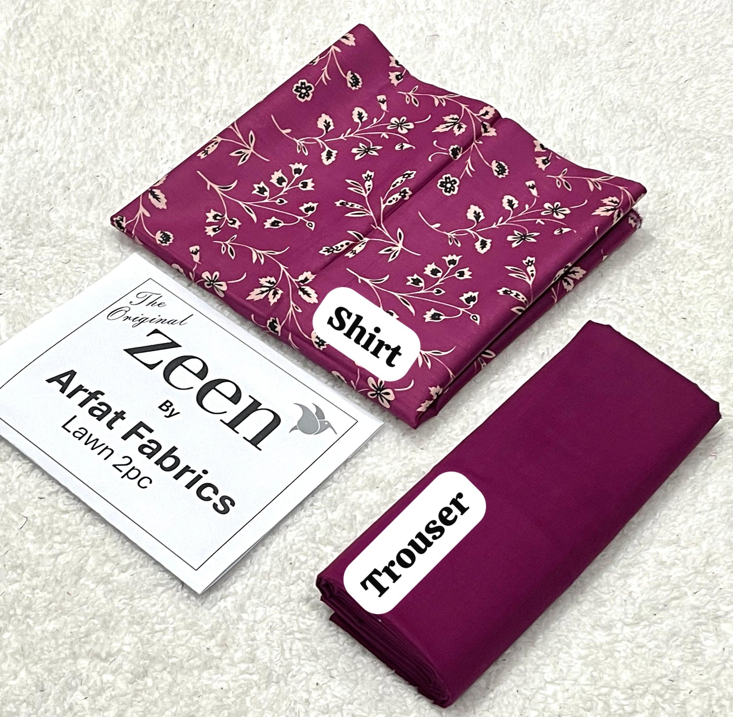 ZEEN Printed Lawn 2 Piece Suit – Summer Collection