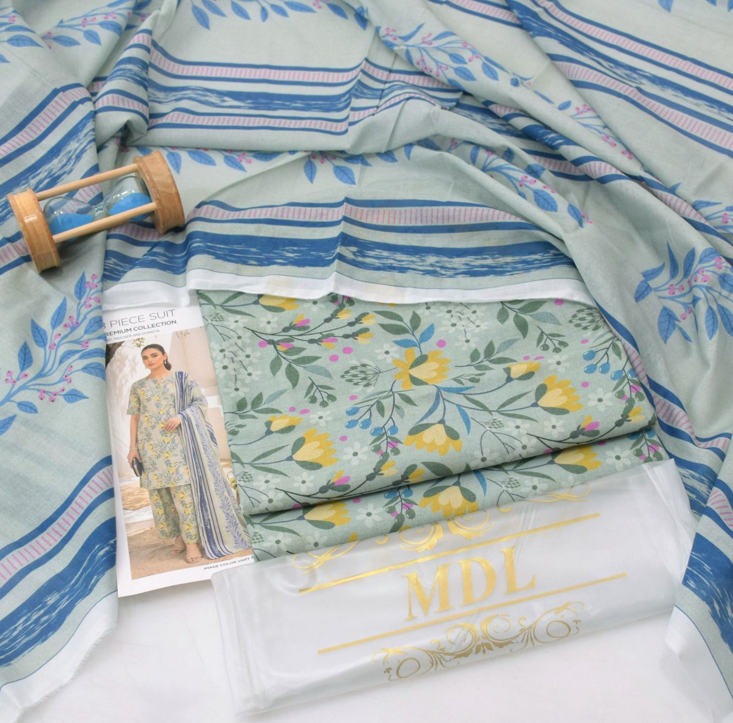 ALEENA's by MDL – Premium Digital Printed Lawn 3 Piece Suit