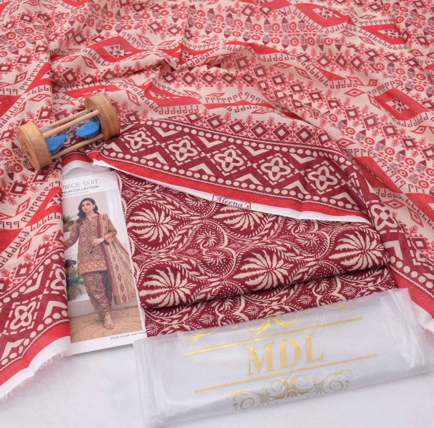 ALEENA's by MDL – Premium Digital Printed Lawn 3 Piece Suit