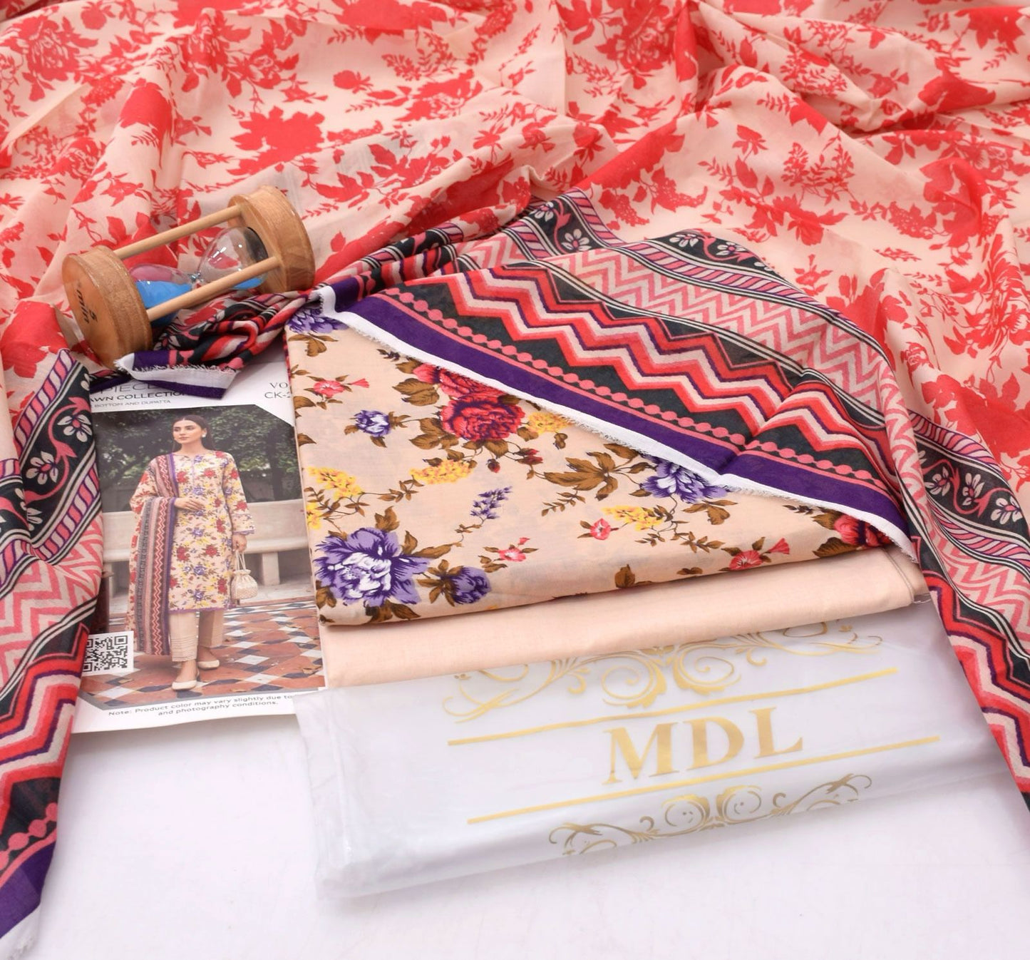 COCKTAIL by MDL – Premium Digital Printed Lawn 3 Piece Suit