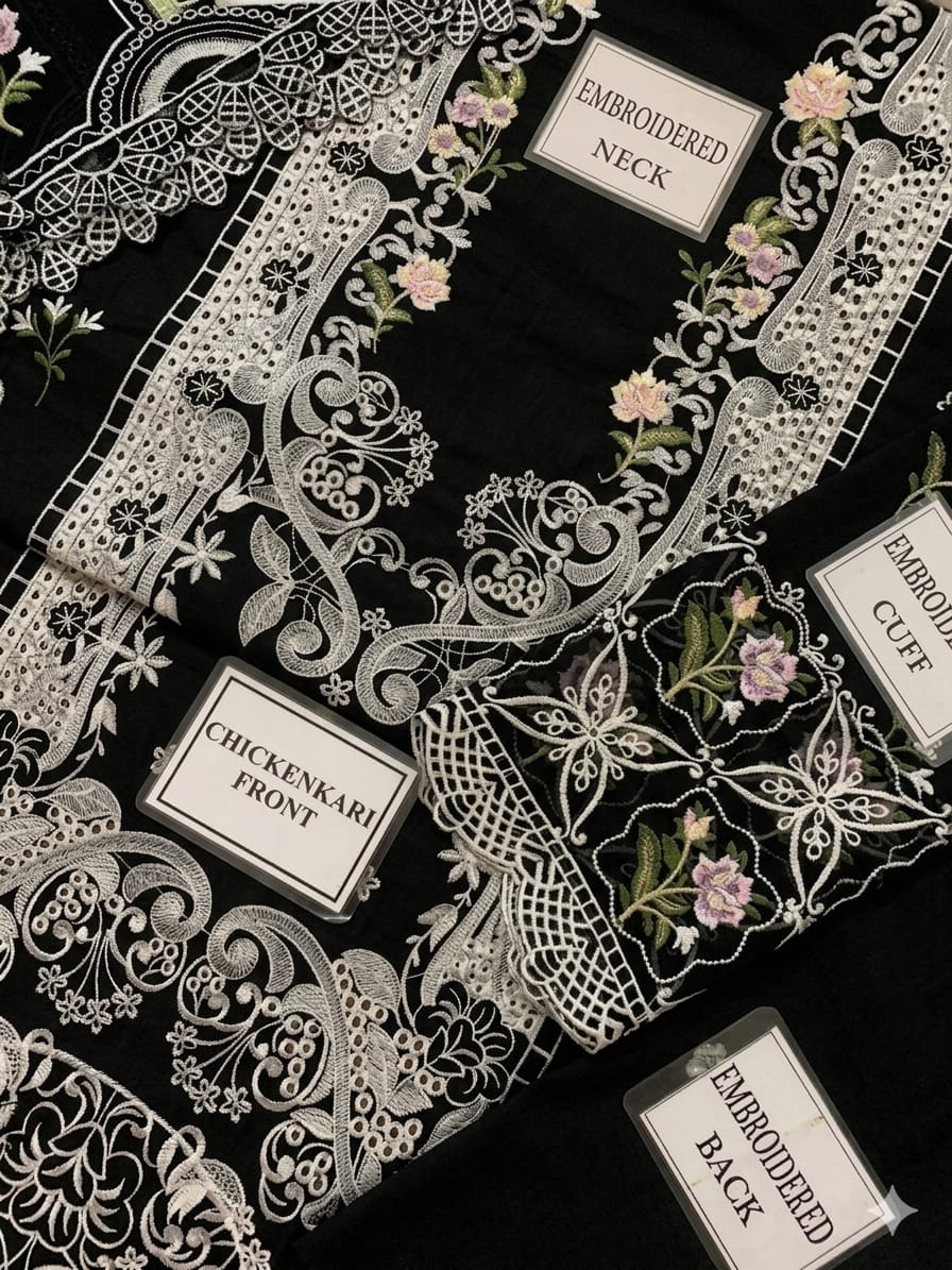 ELAF Chikankari Embroidered Lawn 3 Piece Suit – Luxury Summer Collection
